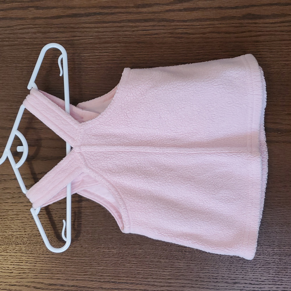 Vintage Gymboree Baby Girl Pink Overall Dress Size 0-3 Months - Picture 2 of 4